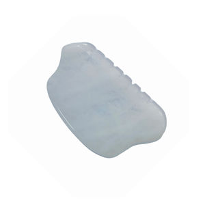 Pierre faciale en jade blanc anti-âge, haute qualité, logo personnalisé, produits les plus vendus au monde, massage, pierre de gua sha personnalisée - Product Image 2