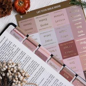 Bibbia studio Journaling fornisce etichette personalizzate autoadesive laminazione bibbia con riepilogo - Product Image 3