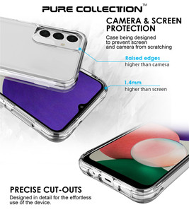 <span class=keywords><strong>Coque</strong></span> de téléphone pour <span class=keywords><strong>Samsung</strong></span> Galaxy A14 4G, pare-chocs en TPU, <span class=keywords><strong>coque</strong></span> arrière rigide en PC transparente pour Galaxy A03S A05 A16 A24 A57 A73 M32 4G - Product Image 5