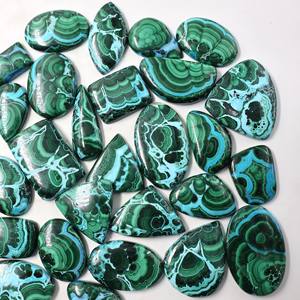 100% Natural Chrysocolla <b>Malachite</b> Cabochon Wholesale Price Lot Natural Chrysocolla <b>Malachite</b> Loose Gemstone for Making Jewelry - Product Image 6