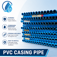 Tuyau filtrant en PVC à fentes pour l'approvisionnement en eau souterraine des puits africains