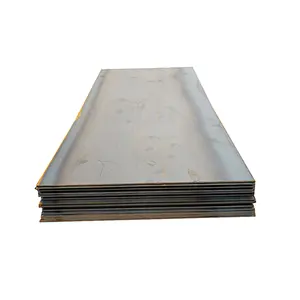 Placa de acero suave laminada en caliente de alta calidad para construcción naval, hoja de metal de calibre 1018 1095, 12
