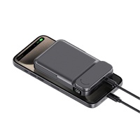 Nouvelle batterie externe compacte magnétique sans fil pour montre connectée, 10000 mAh, lithium-ion, plastique, charge ultra-rapide