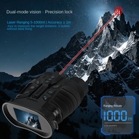 Télémètre binoculaire à vision nocturne infrarouge avec zoom numérique 18x, connexion Wi-Fi, appareil pour faible luminosité