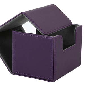 MIO Luxus benutzer definierte Spielkarte Deck Box Sammelkarten speicher Spielbrett PU Box für Kinder für <span class=keywords><strong>Tarot</strong></span> für Poke Mons TCG Yugi - Product Image 3