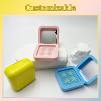 Patchs Hydrocolloïdes Anti-Boutons Marque Blanche Star avec Boîte Miroir Colorée – 32 Unités, Invisibles et Imperméables pour le Visage