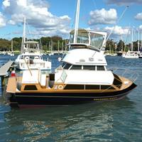 Grandsea 12m VIP fibre de verre coque Yacht bateau de transfert de passagers avec moteur hors-bord pour le transport de travail