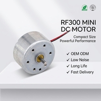 Moteur micro DC RF300 3V, moteur électrique à faible bruit, mini moteur haute efficacité pour voitures jouets, projets de bricolage, kits éducatifs