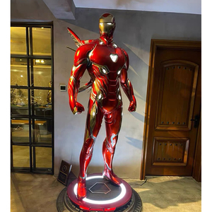 Venta de Fábrica: Estatuas de Personajes de TV y Cine de <span class=keywords><strong>Marvel</strong></span> Iron Man, Esculturas de Superhéroes de Fibra de Vidrio de Alta Calidad para Exhibición - Product Image 3