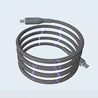 2024 Portable Easy-coil charge rapide câble Usb câble de charge magnétique à remontage automatique pour téléphone portable