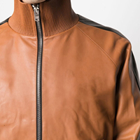 Fabricants OEM, veste bomber formelle en toile à col rond pour homme, personnalisée avec broderie sur le devant et motif camouflage