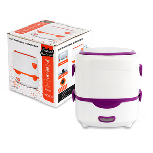 Đa Chức Năng 1.5L Sưởi Ấm Nhiệt Phích Nấu Ăn Hộp Ăn Trưa 304 Thép Không Gỉ Xách Tay Điện Hộp Ăn Trưa - Product Image 2