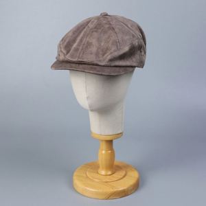 หมวกเบเร่ต์หนังกลับสไตล์อังกฤษย้อนยุคสำหรับผู้ชายและผู้หญิง แฟชั่นทันสมัย สไตล์ลำลอง รุ่นใหม่ล่าสุด - Product Image 3