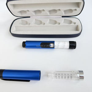 Reusable Metal Injection <b>Pen</b> with 3ml Glass Vial Rubber Stopper Boxed Packaging <b>Pen</b> Injector Adjustable Dose Dial Cartridge - Product Image 2
