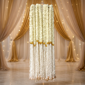 Luxury Jasmine <b>Wall</b> Hanging Ceiling Decor Wedding Event Party Festival Stage Backdrop <b>Flower</b> Decoration Export Quality - Product Image 6
