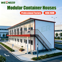 Maison conteneur modulaire préfabriquée en acier Wecheer à installation rapide pour l'hébergement