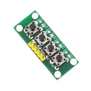 ชุด DIY 1x4 4 ปุ่มกดอิสระ โมดูลแป้นพิมพ์ MCU - Product Image 1