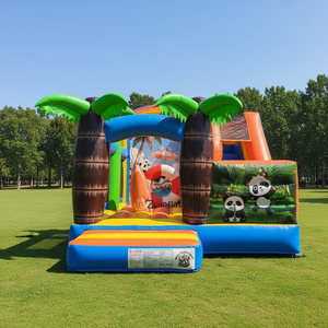 <span class=keywords><strong>Castillo</strong></span> Inflable Panda Beach con Tobogán, Inflables para Fiestas, Inflable para Fiestas Infantiles, Combo, Inflables de China - Product Image 1