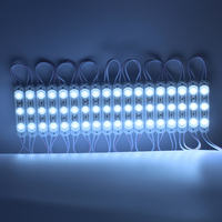 Boîte lumineuse publicitaire LED IP65 de bonne qualité, module 6514, 3 lumières, perles LED 2835, moulage par injection ultrasonique, transparente, extérieure