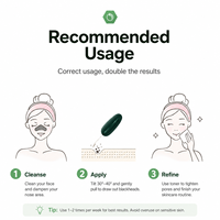 1 pièce Spatule manuelle anti-points noirs, outil de nettoyage des pores pour l'acné, grattoir exfoliant pour peaux mortes, outil de beauté à domicile