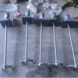 Mezclador de Aspas de Acero Inoxidable, Agitador de Flujo Axial para Tanques de Tratamiento de Agua Química, Capacidad de 1500L, Potencia de 0.4kW, Largo Alcance - Product Image 6