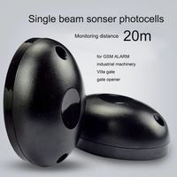 Sensor Infrarrojo de Haz Único de Seguridad con Fotocélulas Impermeables IP55 Directo de Fábrica para Abrepuertas en Exteriores, Antipinzamiento y Anticolisión
