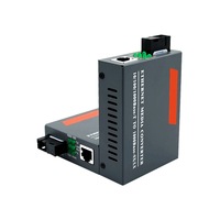 Convertisseur de média optique HTB-GS-03 AB 10/100/1000M monomode avec port SC, transceiver Ethernet 1,25 Gbit/s, 3 km, RJ45, fibre optique