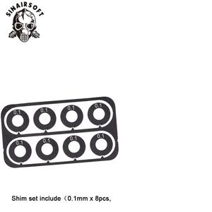 24 piezas de cuñas de acero inoxidable de súper precisión para ajuste de holgura de juego de engranajes de caja de cambios para accesorios de caza - Product Image 5