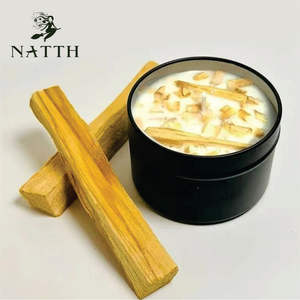 Ароматические свечи NATTH из соевого воска с белым шалфеем и лавандой для очищения энергии дома, с пало санто и кедром для обрядов сжигания (смужинга) - Product Image 5