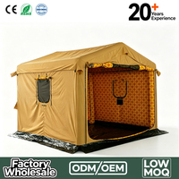 Tente Gonflable en Polyester et Coton pour le Moyen-Orient, Tente Gonflable pour la Maison 300x300x250cm pour le Camping en Plein Air
