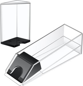 Casino utilisant un distributeur de plateau de blackjack en acrylique transparent pour 8 paquets de jetons de poker réguliers - Product Image 2