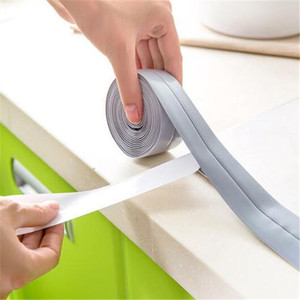 Rollos de cinta a prueba de moho para cocina y baño, tira de sellado de esquinas impermeable de PVC para protección de esquinas de fregadero, encimera, inodoro y pared - Product Image 4