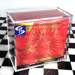 SYP nhà máy trực tiếp Acrylic Pokemon TCG: hộp huấn luyện viên tinh nhuệ màu đỏ và tím koraidon trường hợp hiển thị Acrylic nam châm mạnh mẽ - Product Image 2