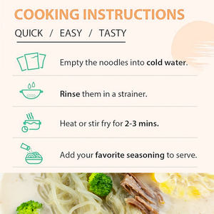 Vente en gros Régime alimentaire sain sans gras pour perdre du poids Spaghetti Shirataki prêt à manger nouilles instantanées au konjac et au chou frisé pour diabétiques - Product Image 4