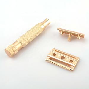 La migliore Vendita Crudeltà Commercio All'ingrosso Rasoio Da Barba Barbiere Rasoio Opaco Oro Personna Uso Professionale Diritta Double Edge Lama Singola - Product Image 5