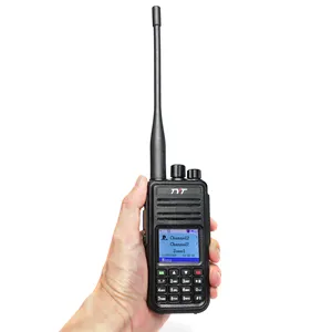 TYT MD-UV380 DMR 5w双频3000通道数字移动无线电甚高频超高频对讲机远程带USB电缆