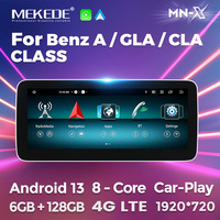 MEKEDE-Radio con GPS para coche, Radio con Android, 8 núcleos, 6 + G 128, navegación, pantalla táctil, para Benz, clase 2, W176
