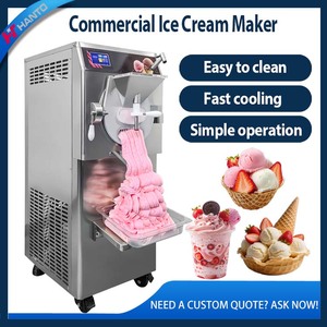 Machine à glace dure et gelato de comptoir, 10 programmes, pour la préparation de coupes d'açaï commerciales - Product Image 3