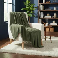 Merlin TV Raft & Sitzdecke in Khaki/Steinbraun/Marineblau/Dunkelgrau – 170x200/180x300cm Weitere Farben Elegante Überwürfe für Komfort & Stil