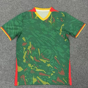 Maillots de football personnalisés de haute qualité en gros, survêtement de football pour hommes, t-shirt de football 25-26, qualité thaïlandaise, <span class=keywords><strong>maillot</strong></span> de football du <span class=keywords><strong>Cameroun</strong></span> - Product Image 6