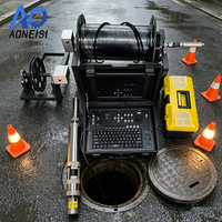 Caméra d'inspection de puits à double objectif 73 mm, sonde rotative à 360 degrés, HD, étanche IP68