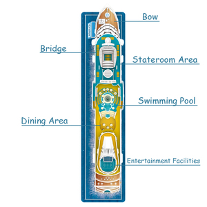 <span class=keywords><strong>Puzzle</strong></span> <span class=keywords><strong>3D</strong></span> Personalizzabile Modello di Nave da Crociera di Lusso - Giocattolo Educativo DIY di Grandi Dimensioni Regalo per Bambini/<span class=keywords><strong>Adulti</strong></span> OEM/ODM - Product Image 4