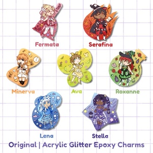 OEM ODM Présentoir en acrylique Gacha 2.5 Personnage original sorcière Breloque en acrylique - Product Image 3