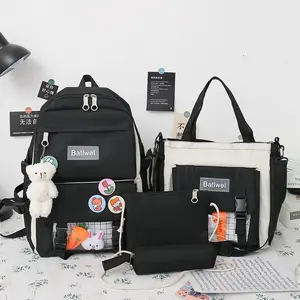 4 teile/satz Schult asche für Kinder Rucksack Mädchen Schult asche Set Kinder Bagpack Kinder Schule Rucksack Rucksack Rucksack Tasche