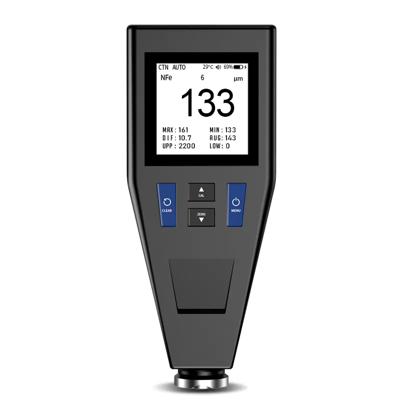 Laagdiktemeter Digitale Meter Voor Automotive Verf Dikte Meting F/Nf Automatische Detectie Dikte Gauge