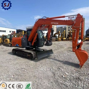 Mini-excavatrice Hitachi ZX70 d'occasion, 7 tonnes, design compact pour la construction urbaine et les accès restreints, modèles ZX35U et ZX55U - Product Image 1