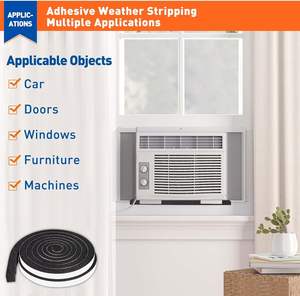 Ruban adhésif en mousse à cellules fermées haute densité |   Bande d'étanchéité pour portes et fenêtres résistante aux intempéries - Product Image 4