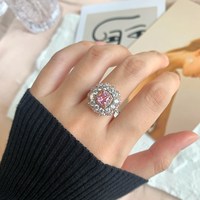 Bijoux en argent Sterling 925 pour femmes, bijoux en saphir bleu, zircon cubique élégant, bagues ovales en diamant pour anniversaire de mariage