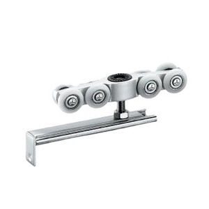 Roulettes de porte coulissante en acier inoxydable, 8 roues, axe de 12 mm, charge de 80 kg, roulettes pour porte en bois, accessoire pour porte de cuisine - Product Image 1