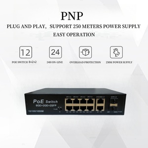 Nhà máy trực tiếp 10/100/1000Mbps tất cả Gigabit 8 cho cổng PoE Switch + 2 + 2 SFP không được quản lý Rack gắn PoE chuyển đổi AP-3048GE QoS - Product Image 6